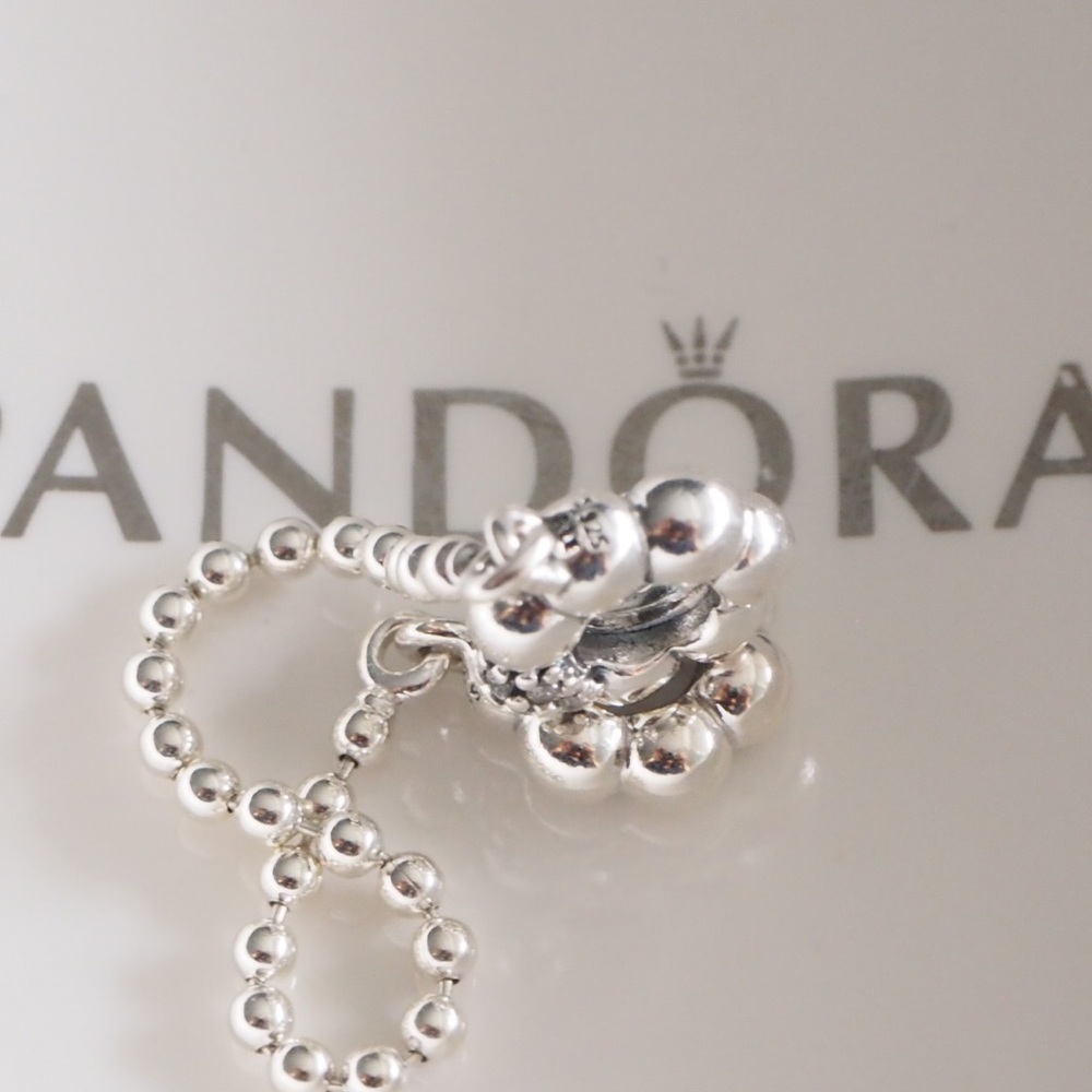 PANDORA Beads & Pave Safety Chain 798680C01-05 - Picture 3 of 4